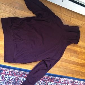 Aerie dark purple turtleneck sweatshirt